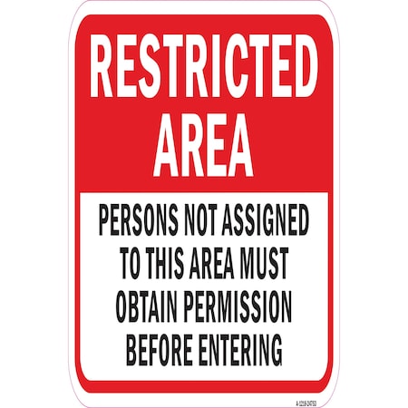 Signmission Safety Sign, 12 in Height, Aluminum, 24753 A-1218-24753